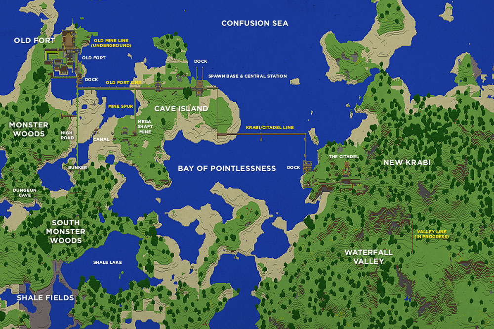 Big Minecraft Maps